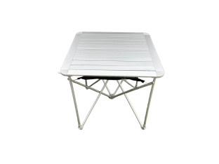 STOLIK TURYSTYCZNY KEMPINGOWY UQUIP ALUMINIOWY 70X70X67CM WAGA 3,5KG