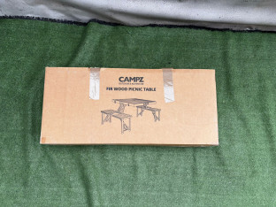 STOLIK TURYSTYCZNY KEMPINGOWY 4-OSOBOWY CAMPZ FIR WOOD PICNIC SKŁADANY