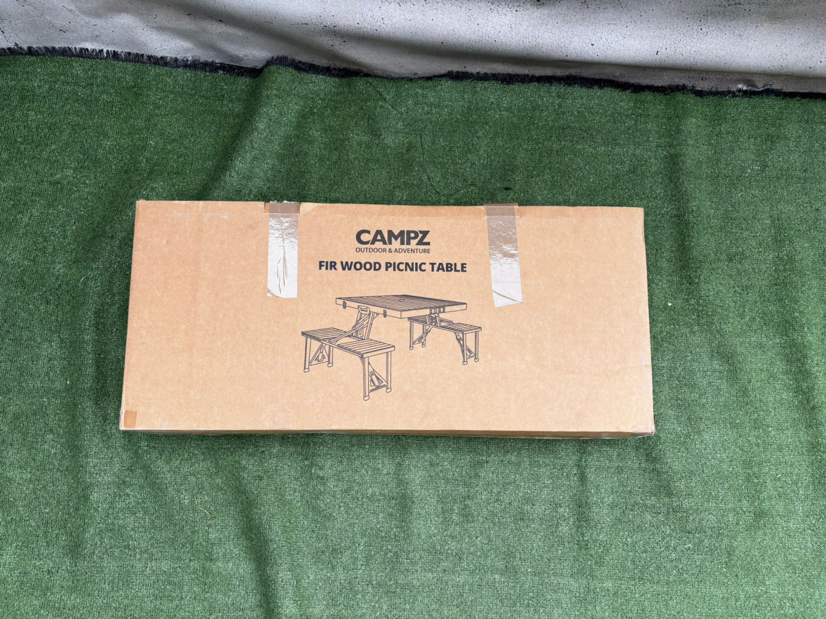 STOLIK TURYSTYCZNY KEMPINGOWY 4-OSOBOWY CAMPZ FIR WOOD PICNIC SKŁADANY