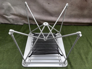 STOLIK TURYSTYCZNY KEMPINGOWY UQUIP ALUMINIOWY 70X70X67CM WAGA 3,5KG