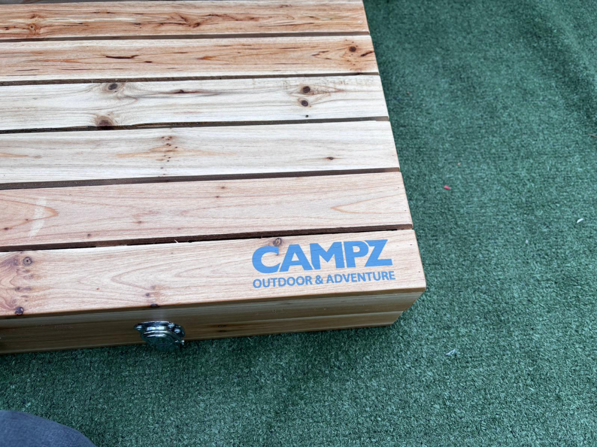 STOLIK TURYSTYCZNY KEMPINGOWY 4-OSOBOWY CAMPZ FIR WOOD 72X85X67CM