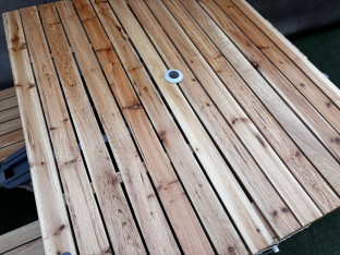 STOLIK TURYSTYCZNY KEMPINGOWY 4-OSOBOWY CAMPZ FIR WOOD PICNIC SKŁADANY