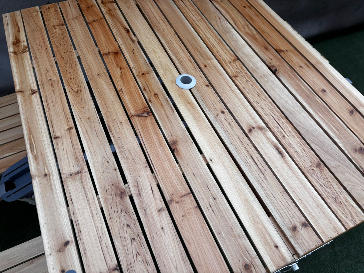 STOLIK TURYSTYCZNY KEMPINGOWY 4-OSOBOWY CAMPZ FIR WOOD PICNIC SKŁADANY