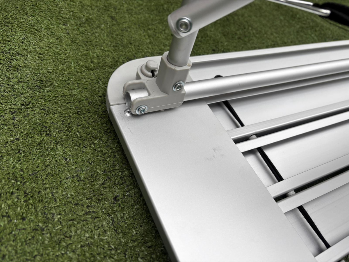 STOLIK TURYSTYCZNY KEMPINGOWY UQUIP ALUMINIOWY 70X70X67CM WAGA 3,5KG