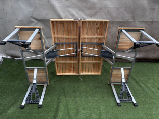 STOLIK TURYSTYCZNY KEMPINGOWY 4-OSOBOWY CAMPZ FIR WOOD PICNIC SKŁADANY