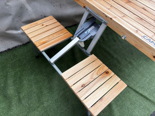 STOLIK TURYSTYCZNY KEMPINGOWY 4-OSOBOWY CAMPZ FIR WOOD PICNIC SKŁADANY