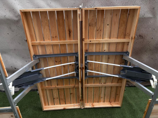 STOLIK TURYSTYCZNY KEMPINGOWY 4-OSOBOWY CAMPZ FIR WOOD 72X85X67CM