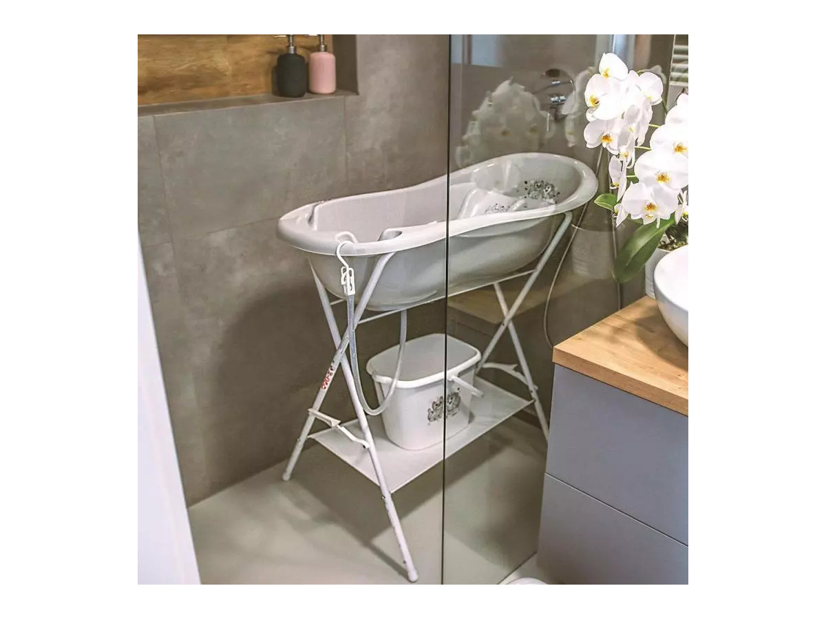 STOJAK POD WANIENKĘ LUPPEE REGULOWANY 84CM SKŁADANY 46X70X102CM