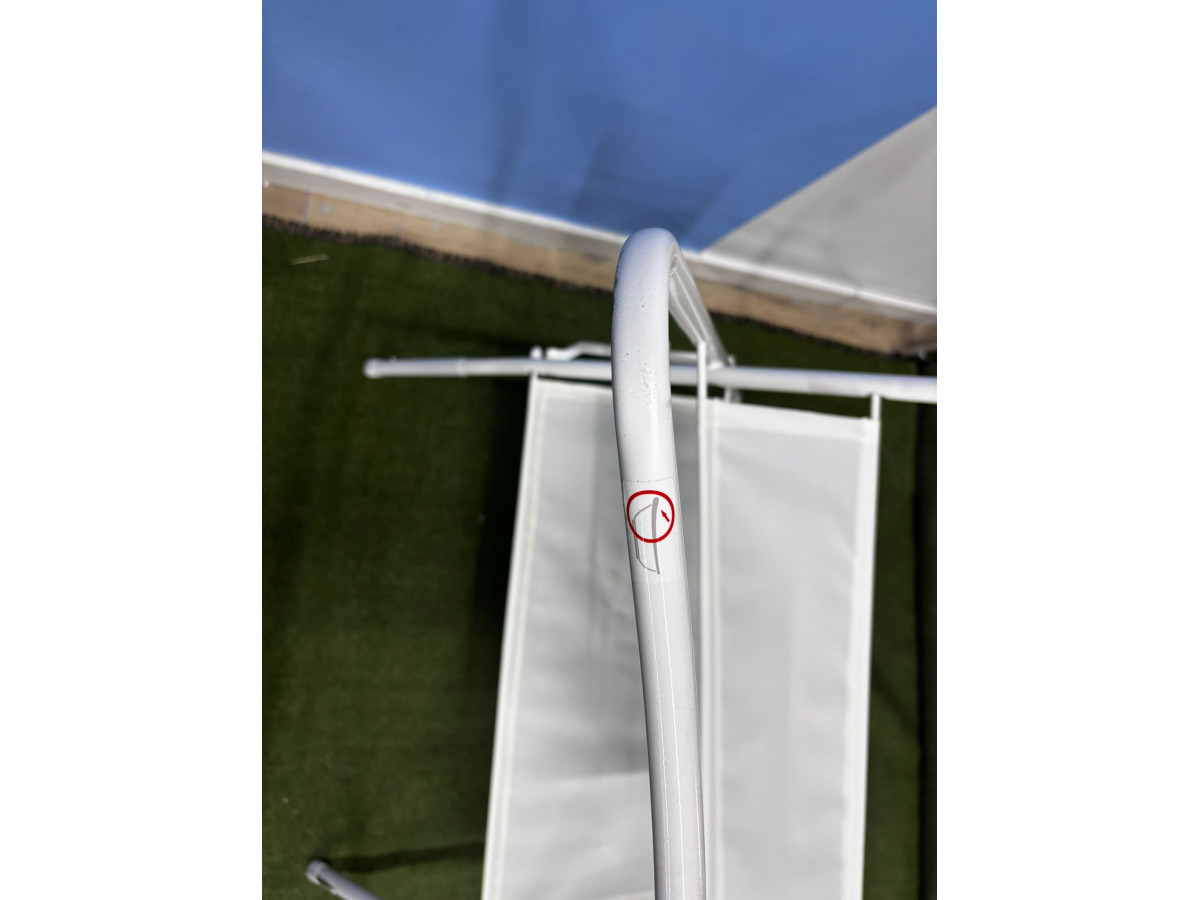 STOJAK POD WANIENKĘ LUPPEE REGULOWANY 84CM SKŁADANY 46X70X102CM