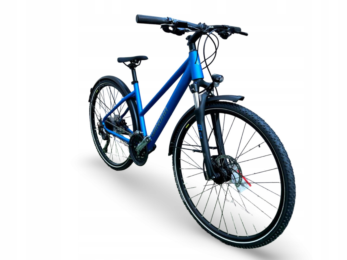 ROWER CROSSOWY WINORA DOMINGO 27 SPORT LADY ALIVIO 3X9 HYDRAULIKA RAMA 48CM