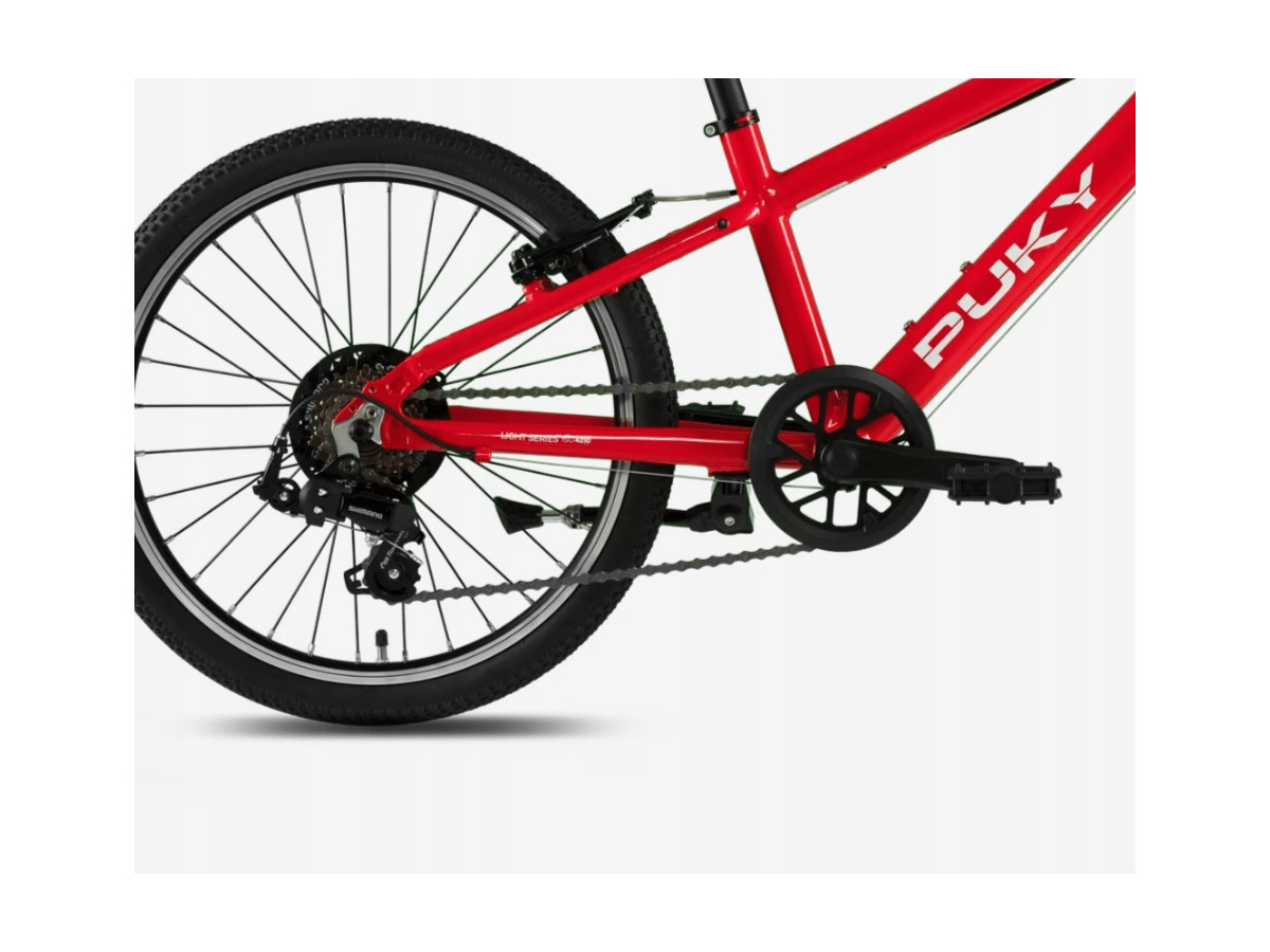 ROWER DZIECIĘCY PUKY LS-PRO 20 LTD CZERWONY LEKKI WAGA 7,8KG SHIMANO