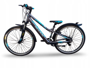 ROWER ELEKTRYCZNY JUNIOR SCOOL ETROX 7S EQ RAMA 14" KOŁA 26" BAFANG 250W