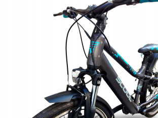 ROWER ELEKTRYCZNY JUNIOR SCOOL ETROX 7S EQ RAMA 14" KOŁA 26" BAFANG 250W