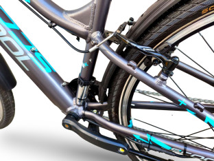 ROWER ELEKTRYCZNY JUNIOR SCOOL ETROX 7S EQ RAMA 14" KOŁA 26" BAFANG 250W