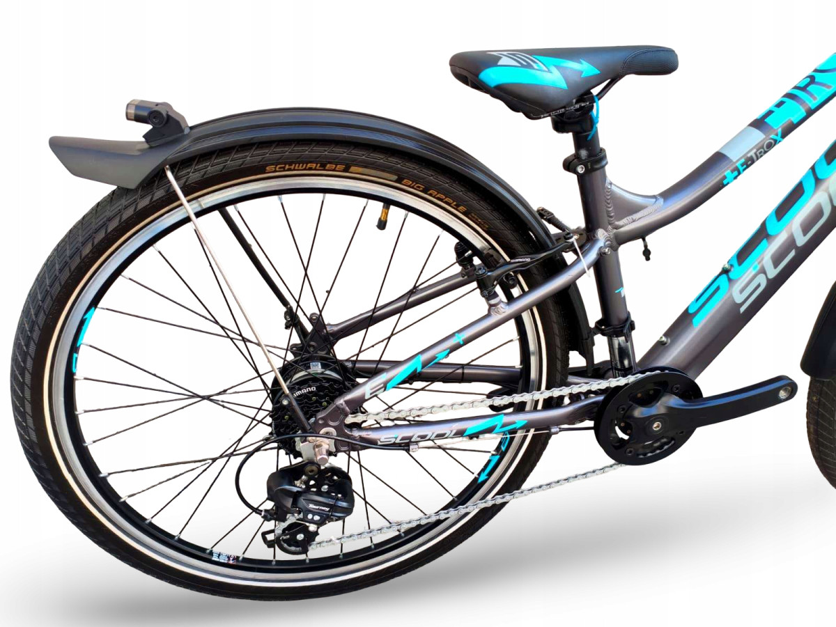 ROWER ELEKTRYCZNY JUNIOR SCOOL ETROX 7S EQ RAMA 14" KOŁA 26" BAFANG 250W