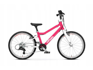 ROWER DZIECIĘCY WOOM GO 4 HOT PINK LEKKI WAGA 7,8KG KOŁA 20"