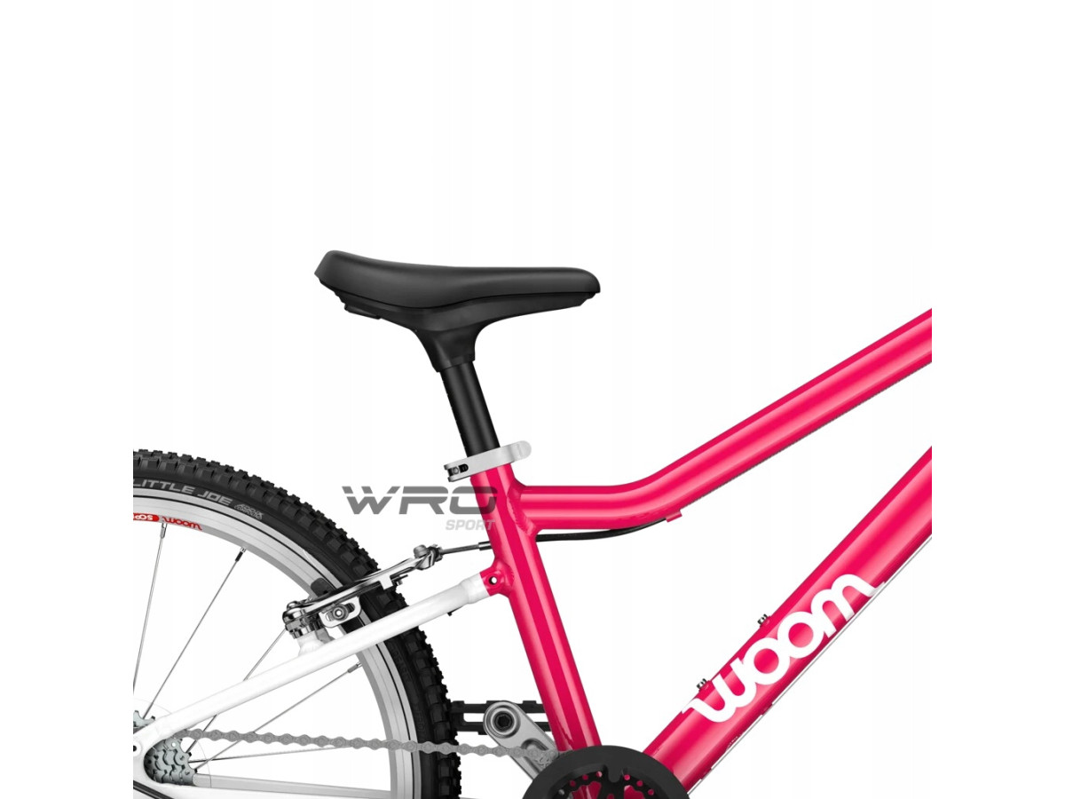 ROWER DZIECIĘCY WOOM GO 4 HOT PINK LEKKI WAGA 7,8KG KOŁA 20"