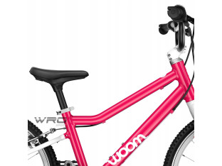 ROWER DZIECIĘCY WOOM GO 4 HOT PINK LEKKI WAGA 7,8KG KOŁA 20"