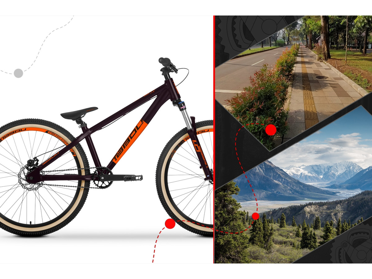 Rower BMX TABOU TABSPIN 1.0 rama M kolo 26" DARTMOOR GAMER