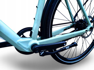 ROWER ELEKTRYCZNY ROSE SNEAK PLUS EQ RAMA 57CM MAHLE X35 PASEK GATES 14KG