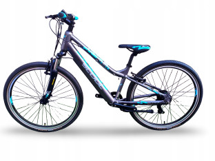 ROWER ELEKTRYCZNY JUNIOR SCOOL ETROX 7S RAMA 14" KOŁA 26" BAFANG 250W