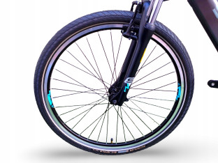 ROWER ELEKTRYCZNY JUNIOR SCOOL ETROX 7S RAMA 14" KOŁA 26" BAFANG 250W