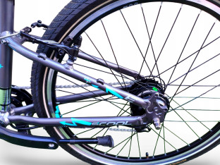 ROWER ELEKTRYCZNY JUNIOR SCOOL ETROX 7S RAMA 14" KOŁA 26" BAFANG 250W