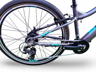 ROWER ELEKTRYCZNY JUNIOR SCOOL ETROX 7S RAMA 14" KOŁA 26" BAFANG 250W