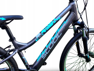 ROWER ELEKTRYCZNY JUNIOR SCOOL ETROX 7S RAMA 14" KOŁA 26" BAFANG 250W