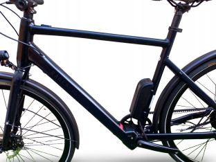 ROWER ELEKTRYCZNY RABENEICK TX-E RAMA 55CM PASEK GATES BAFANG PRZEBIEG 8KM