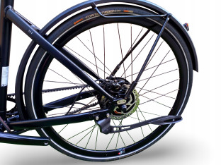 ROWER ELEKTRYCZNY RABENEICK TX-E RAMA 55CM PASEK GATES BAFANG PRZEBIEG 8KM