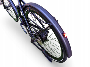 ROWER ELEKTRYCZNY RABENEICK TX-E RAMA 55CM PASEK GATES BAFANG PRZEBIEG 8KM