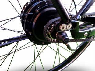 ROWER ELEKTRYCZNY RABENEICK TX-E RAMA 55CM PASEK GATES BAFANG PRZEBIEG 8KM