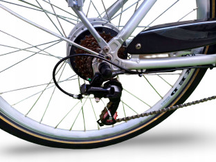 ROWER ELEKTRYCZNY BONANZA RAMA 48CM KOŁA 26" BATERIA 360WH PRZEBIEG 743KM