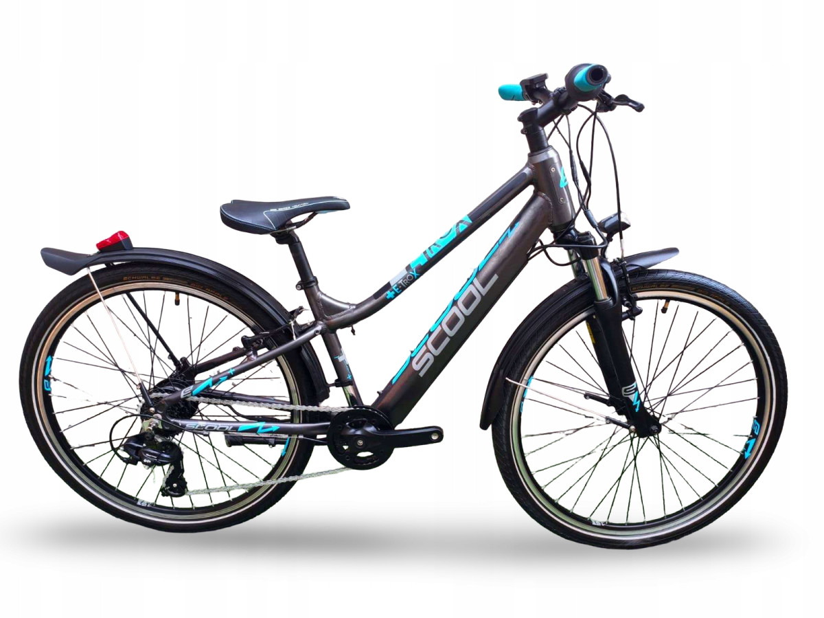 ROWER ELEKTRYCZNY SCOOL ETROX 7S EQ RAMA 14" KOŁA 26" BAFANG 250W 252WH