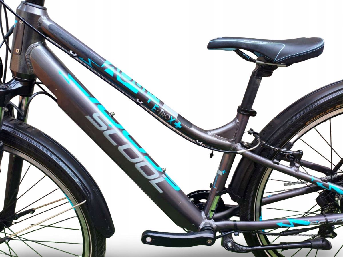 ROWER ELEKTRYCZNY SCOOL ETROX 7S EQ RAMA 14" KOŁA 26" BAFANG 250W 252WH