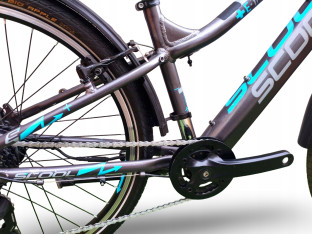 ROWER ELEKTRYCZNY SCOOL ETROX 7S EQ RAMA 14" KOŁA 26" BAFANG 250W 252WH