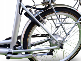 ROWER ELEKTRYCZNY BONANZA RAMA 48CM KOŁA 26" BATERIA 360WH PRZEBIEG 743KM