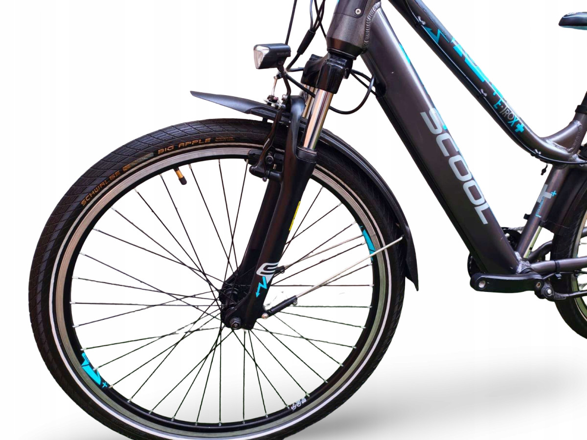 ROWER ELEKTRYCZNY SCOOL ETROX 7S EQ RAMA 14" KOŁA 26" BAFANG 250W 252WH