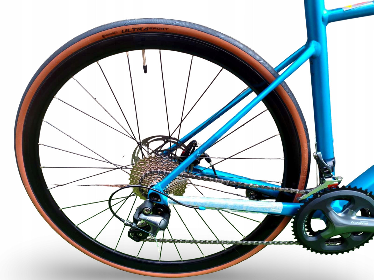 ROWER SZOSOWY CUBE ATTAIN RACE 53CM BLUE SHIMANO TIAGRA 2X10 TRP SPYRE