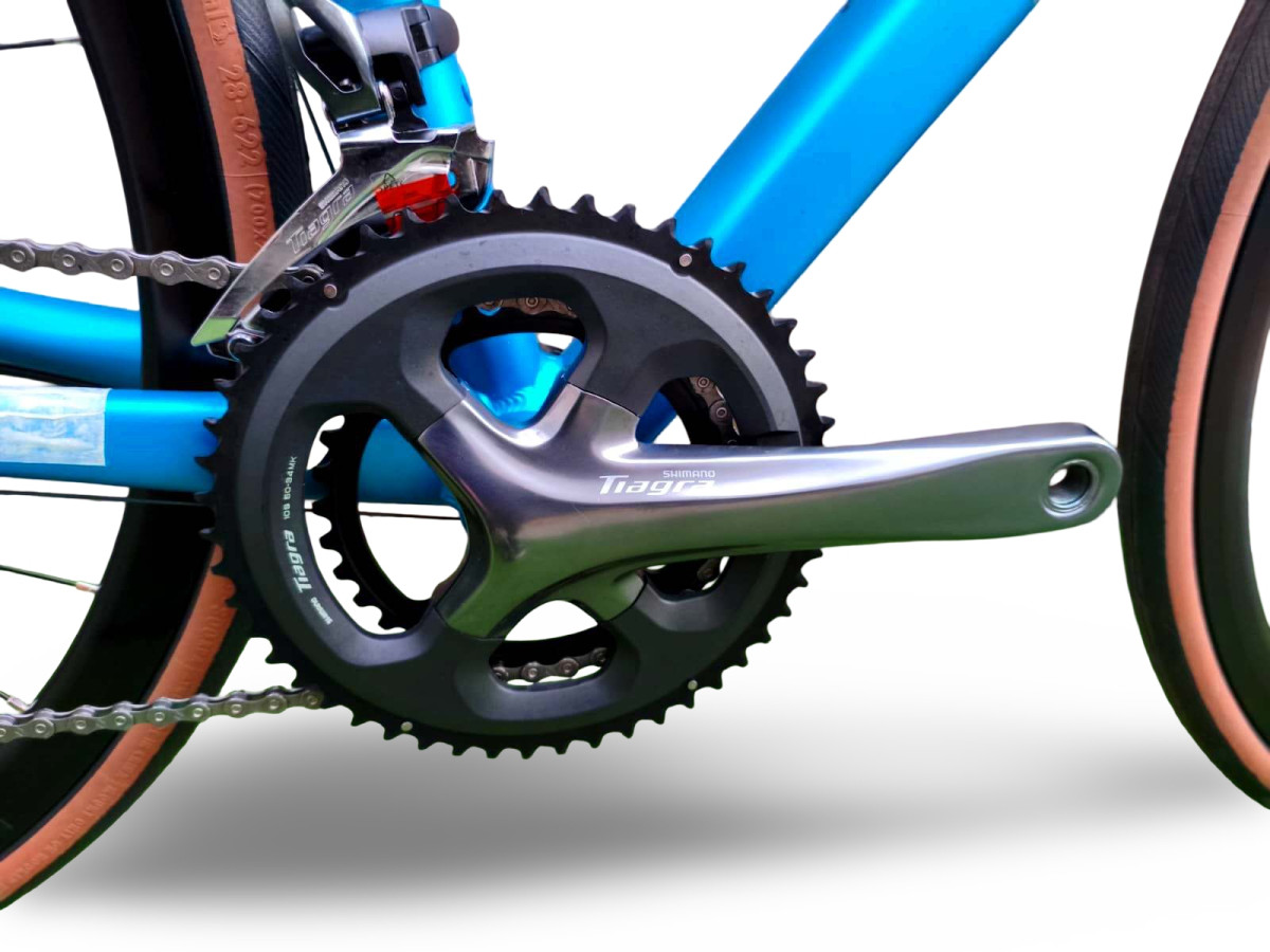 ROWER SZOSOWY CUBE ATTAIN RACE 53CM BLUE SHIMANO TIAGRA 2X10 TRP SPYRE