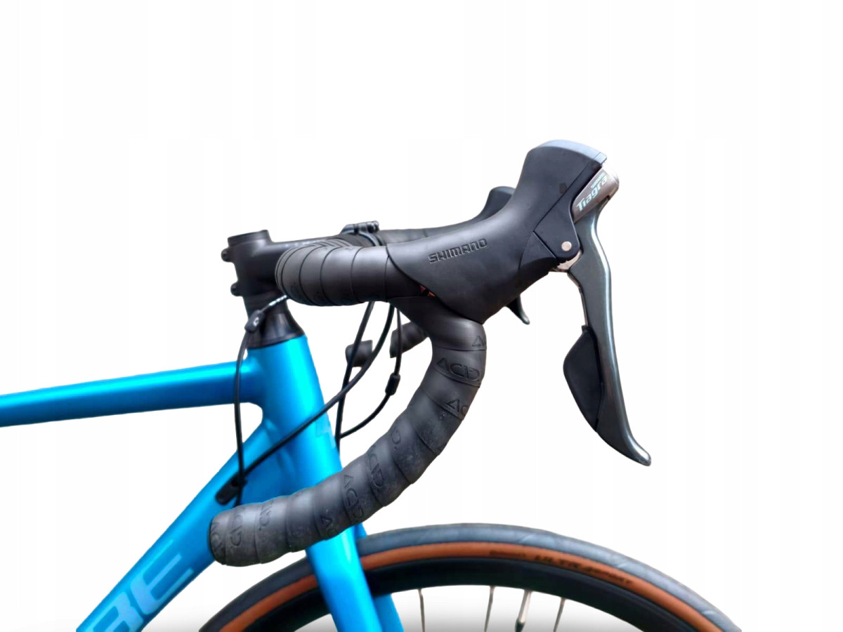 ROWER SZOSOWY CUBE ATTAIN RACE 53CM BLUE SHIMANO TIAGRA 2X10 TRP SPYRE