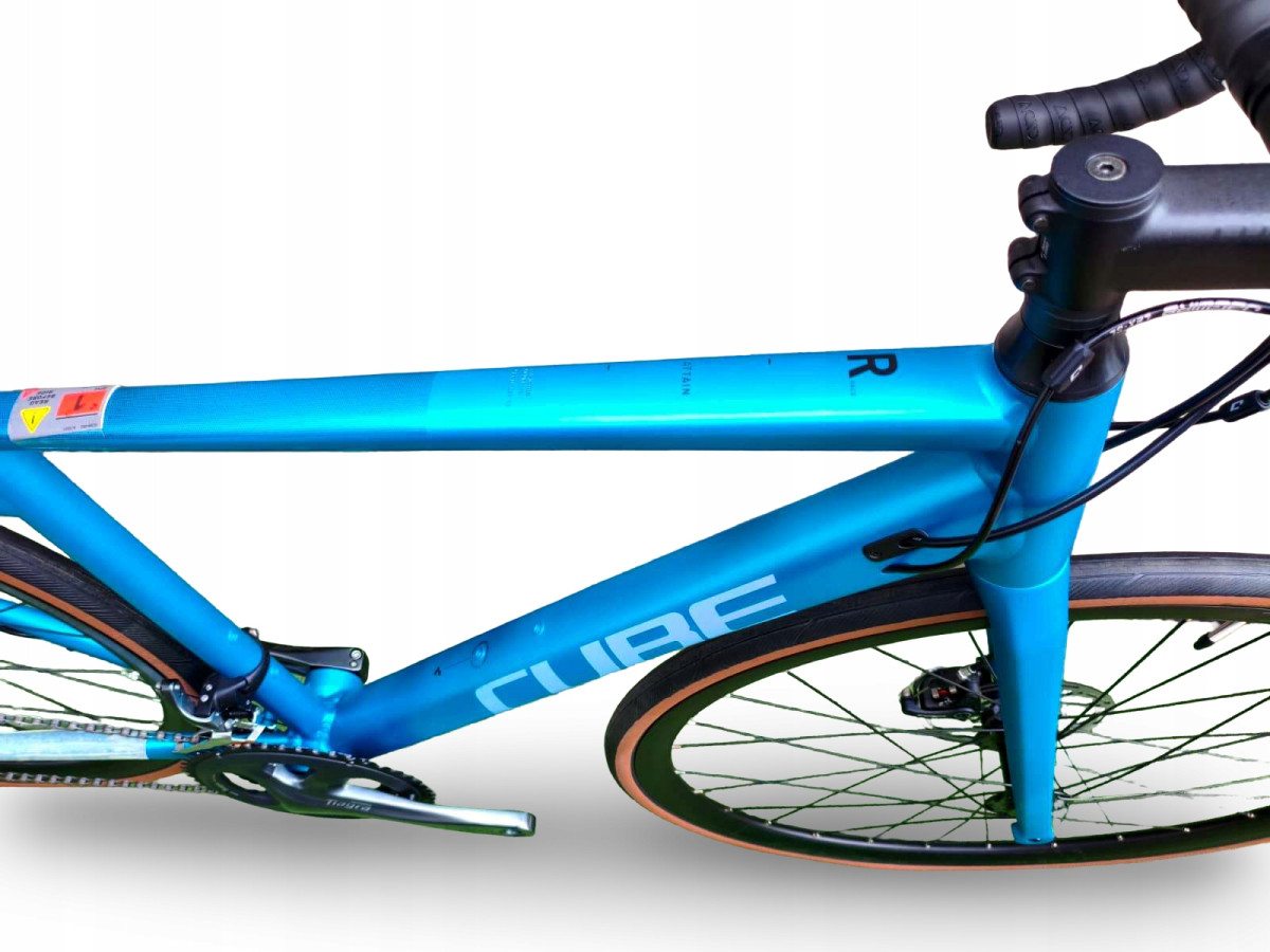 ROWER SZOSOWY CUBE ATTAIN RACE 53CM BLUE SHIMANO TIAGRA 2X10 TRP SPYRE
