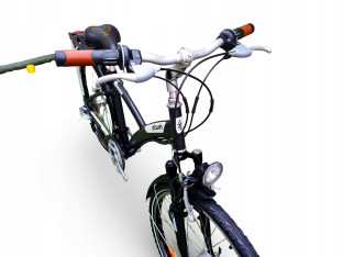 ROWER MIEJSKI B-TWIN ORIGINAL 5 RAMA 43CM KOŁA 26" SRAM 3.0 3X7 DYNAMO