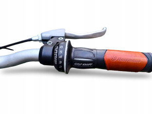 ROWER MIEJSKI B-TWIN ORIGINAL 5 RAMA 43CM KOŁA 26" SRAM 3.0 3X7 DYNAMO