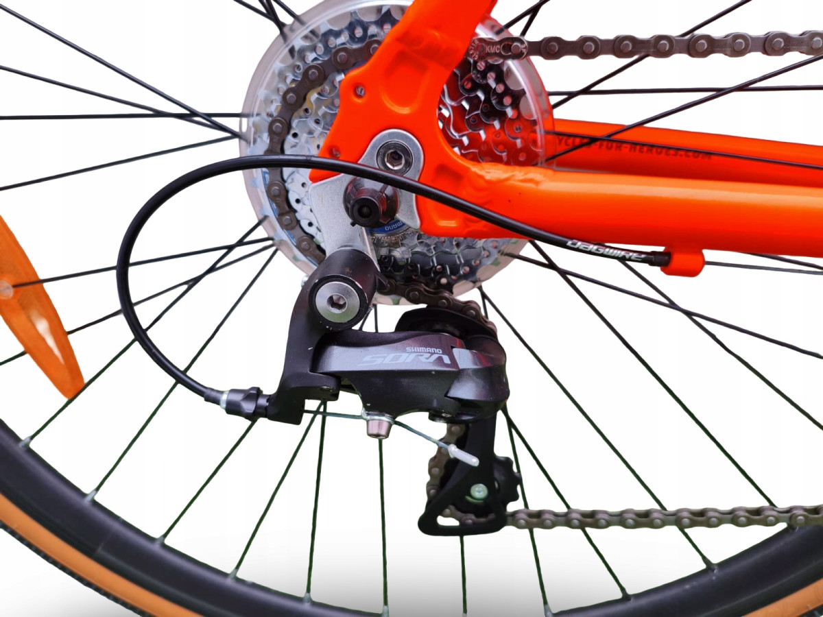 ROWER GRAVEL FIXIE FLOATER RACE 8S SHIMANO SORA CLARIS RAMA 53CM