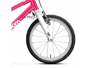 ROWER DZIECIĘCY LEKKI WOOM GO 2 HOT PINK KOŁA 14" WZROST 95-110 cm WAGA 5KG
