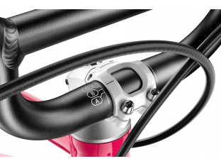 ROWER DZIECIĘCY LEKKI WOOM GO 3 HOT PINK KOŁA 16" WAGA 5,4KG