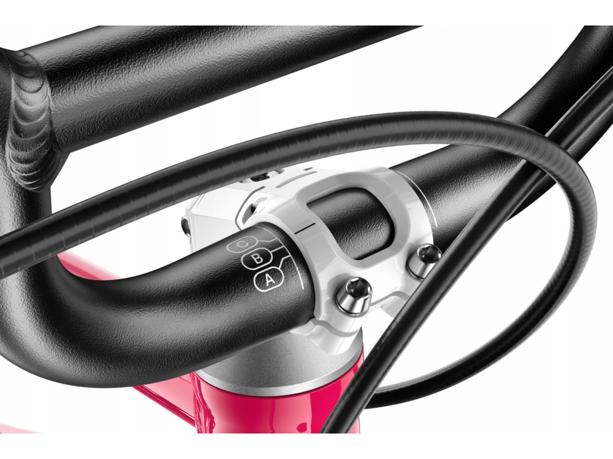 ROWER DZIECIĘCY LEKKI WOOM GO 3 HOT PINK KOŁA 16" WAGA 5,4KG