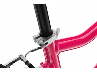 ROWER DZIECIĘCY LEKKI WOOM GO 3 HOT PINK KOŁA 16" WAGA 5,4KG